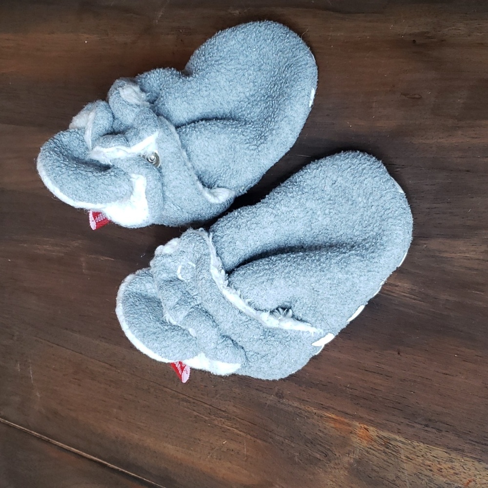 MYGGPP Polar Fleece Bootie Slippers Sz 6-12M